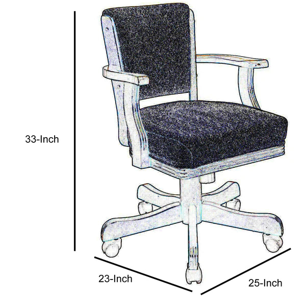 Benzara Cozy Upholstered Arm Game Chair