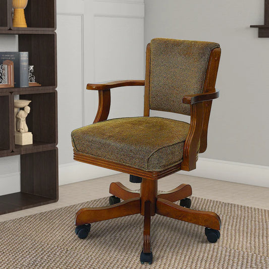 Benzara Cozy Upholstered Arm Game Chair