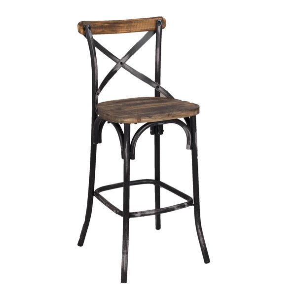 Benzara Zaire Bar Chair