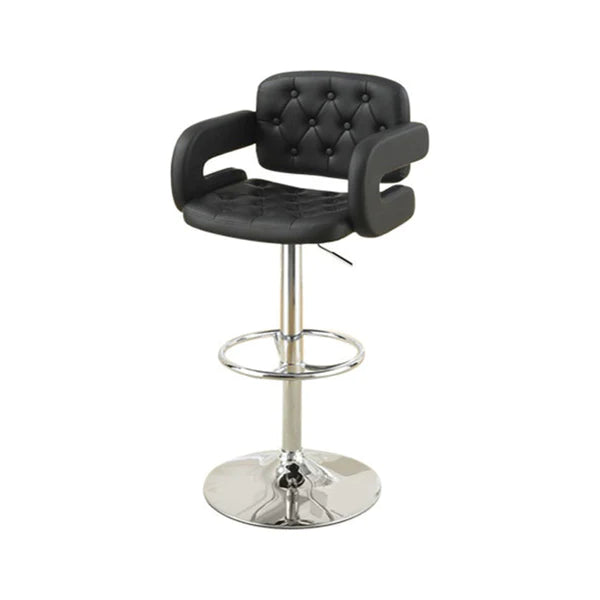 Benzara Chair Style Barstool with Tufted Seat and Back
